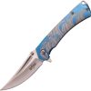 S-TEC Framelock A/O Blue Assisted Opening Knife