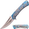 S-TEC Framelock A/O Blue Assisted Opening Knife