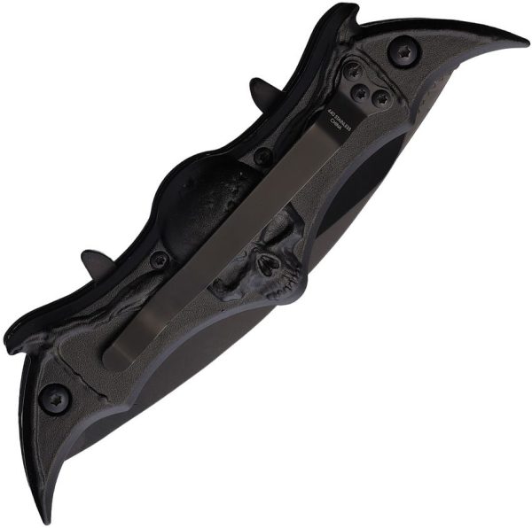 S-TEC Double Blade Bat Linerlock A/O Black
