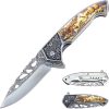S-TEC Wildlife Framelock A/O Deer - Assisted Opening