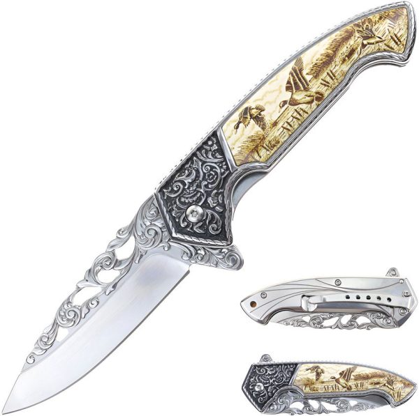 S-TEC Wildlife Framelock A/O Duck - Assisted Opening