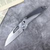 Defcon Recon Axis Lock Gray M390 Folding Knife Titanium