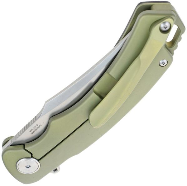 Defcon Condor Framelock Knife - Green Titanium M390