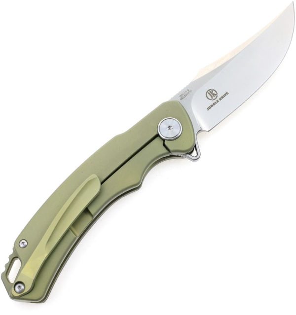 Defcon Condor Framelock Knife - Green Titanium M390