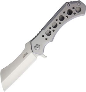 STTS004SL.jpg S-TEC Framelock Cleaver - Bead Blast 440