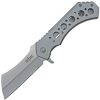 S-TEC Framelock Cleaver - Satin 440 Stainless