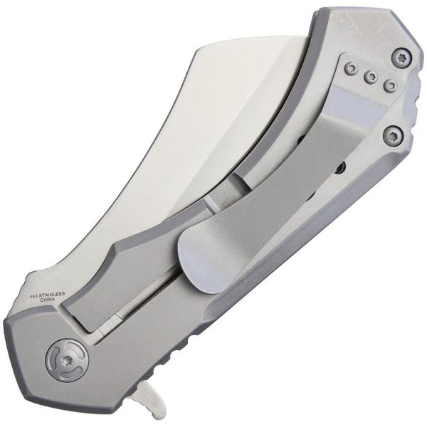 S-TEC Framelock Cleaver - Bead Blast 440