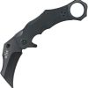 S-TEC Karambit Linerlock - Black G10 Handle