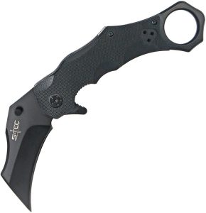 S-TEC Karambit Linerlock - Black G10 Handle