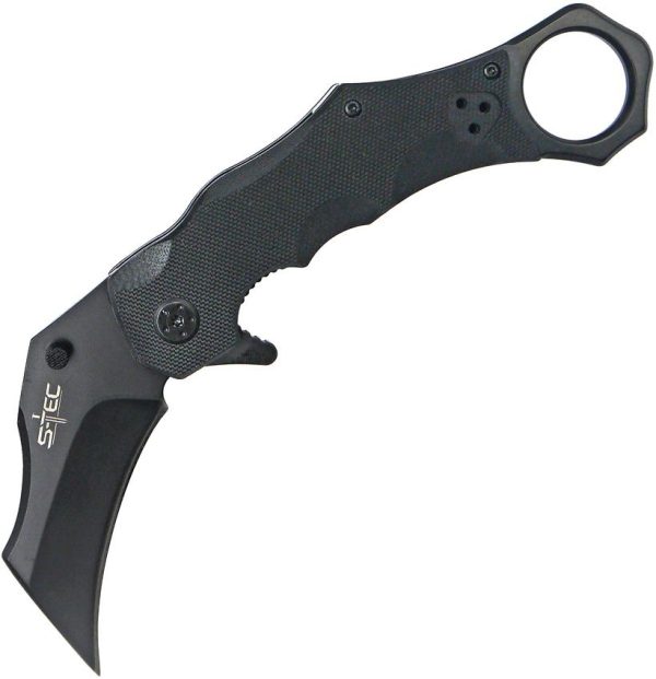 S-TEC Karambit Linerlock - Black G10 Handle