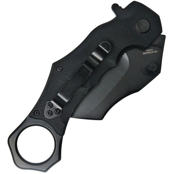 S-TEC Karambit Linerlock - Black G10 Handle