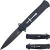 STTS017_add_02.jpg S-TEC Cross Linerlock A/O Black Spear Point