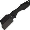 S-TEC Cleaver Framelock Black 4" Folding Knife EDC