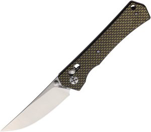 STTS024.jpg S-TEC Axis Lock Carbon Fiber Folding Knife D2 Steel Gold