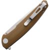 S-TEC Linerlock Brown Folding Knife 14C28N Sandvik Steel