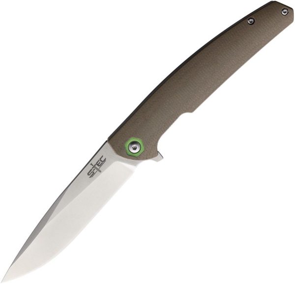 S-TEC Linerlock Kangaroo Folding Knife 14C28N Sandvik Blade