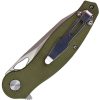 S-TEC Linerlock Green Folding Knife 14C28N Sandvik Blade