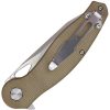 S-TEC Linerlock Khaki Folding Knife 14C28N Sandvik Blade