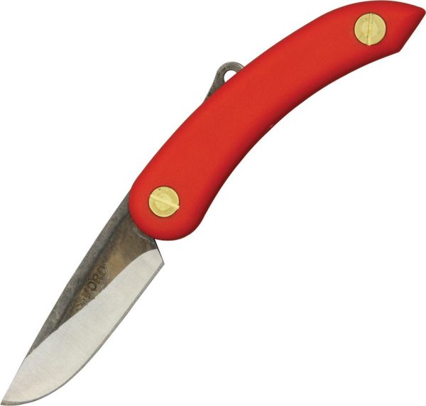 SV149.jpg Svord Mini Peasant Red High Carbon Folding Knife