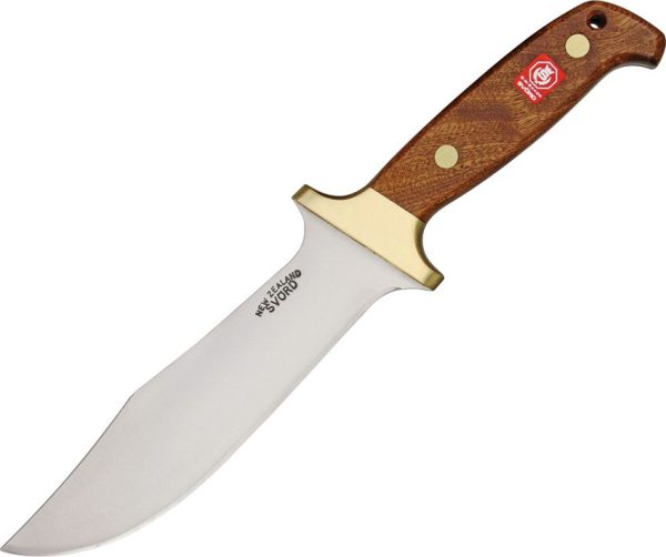 SV280H.jpg Svord Deluxe Hunter Fixed Blade Knife 7" Sapele Mahogany