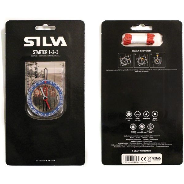 Silva Starter 1-2-3 Compass - Waterproof Navigation