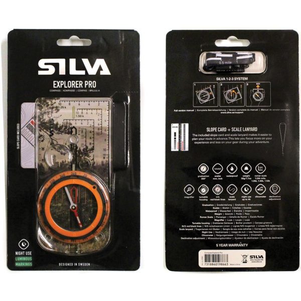 Silva Explorer Pro Compass 360 Degree Waterproof Navigation