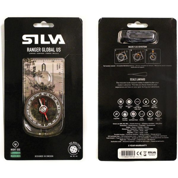 Silva Ranger Global Compass US Waterproof Navigation Tool