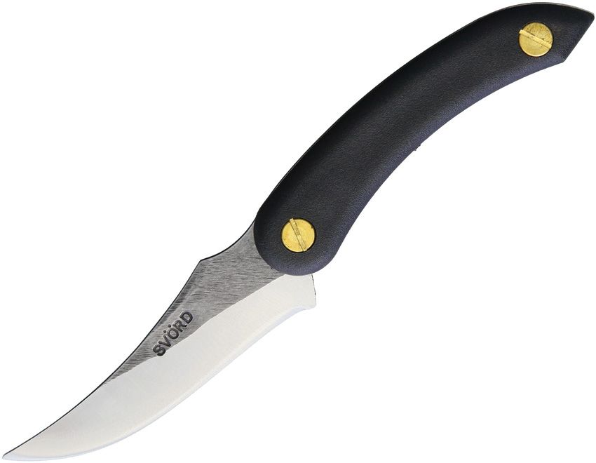 SVAMKIB.jpg Svord AM Kiwi Fixed Blade 3.5" 15N20 Steel Black w/ Sheath