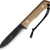 Svord Bushcrafter Fixed Blade Carbon Steel 4.5in Knife