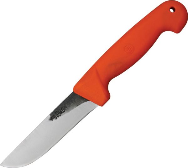 Svord Kiwi General Outdoors Fixed Blade Knife Orange Handle