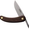 Svord Peasant Knife Damascus Folding Knife Brown Wood 3in Blade