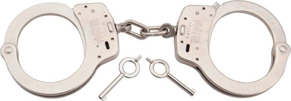 Smith & Wesson Handcuffs - Double Lock Nickel Finish
