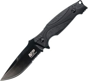 SW1085880.jpg Smith & Wesson Fixed Blade 9" Stainless Drop Point Knife