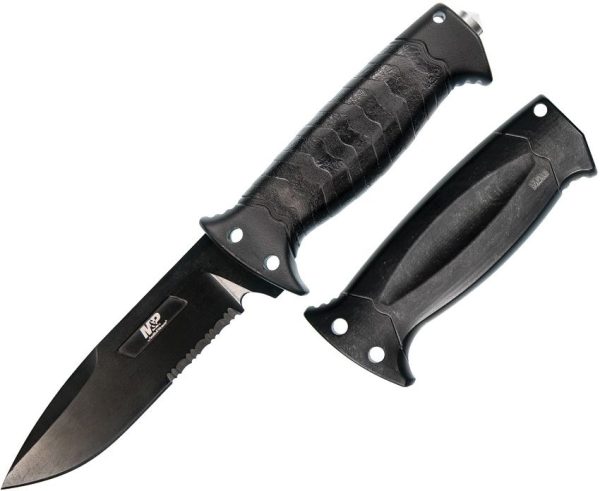 SW1085886.jpg Smith & Wesson GripSwap Fixed Blade Black Serrated