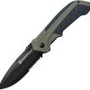 Smith & Wesson Linerlock A/O Folding Knife Assisted Opening Black