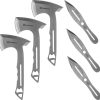 Smith & Wesson Throwing Combo 3Cr13 Axes Knives 6pc Set