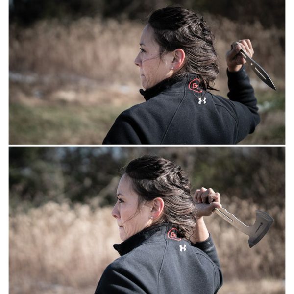 Smith & Wesson Throwing Combo 3Cr13 Axes Knives 6pc Set