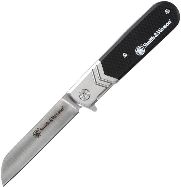 SW1147094.jpg Smith & Wesson Executive Barlow Linerlock - Black G10