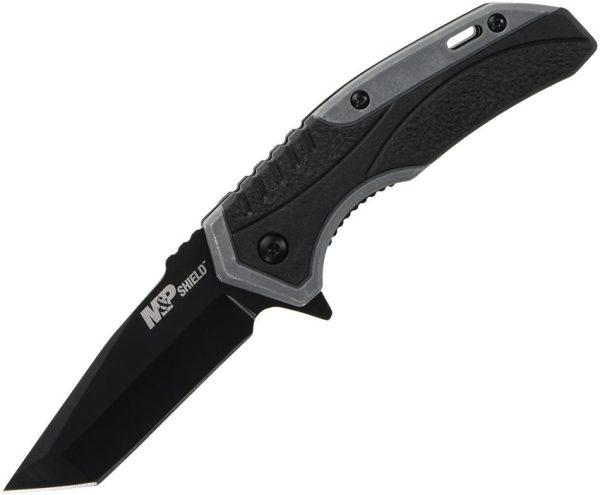 Smith & Wesson Shield Linerlock Folding Knife Assisted 8Cr13MoV Tanto