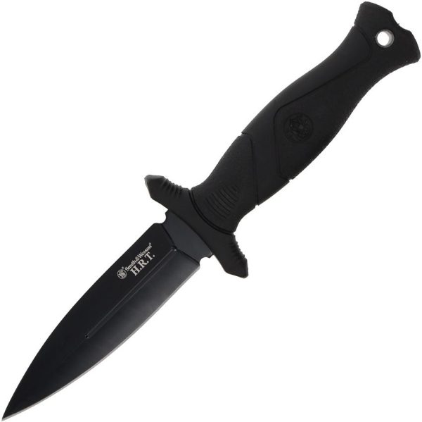 Smith & Wesson Boot Knife 4" Black Fixed Blade Spear Point