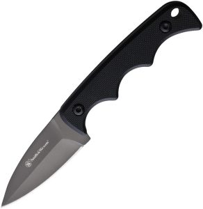 Smith & Wesson H.R.T. Spear Point Neck Knife with Sheath
