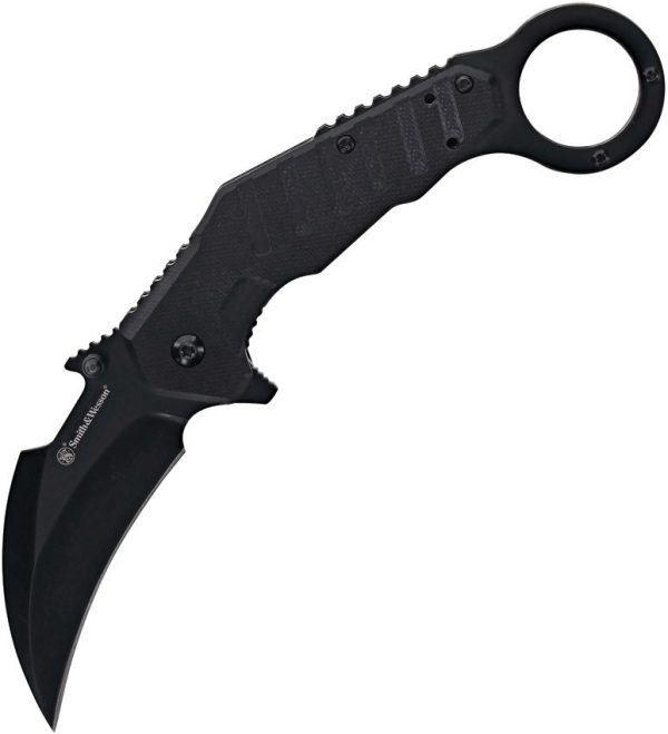 Smith & Wesson Extreme Ops Karambit Folding Knife Assisted Opening