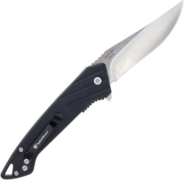 Smith & Wesson Black Ops Recurve Linerlock - Black