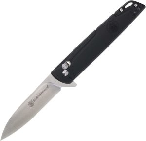 Smith & Wesson 24/7 Crossbar Lock Knife - Black Handle