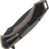 Smith & Wesson Extreme Ops Linerlock A/O - Black/Brown