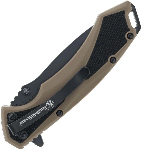 Smith & Wesson Extreme Ops Linerlock A/O - Black/Brown