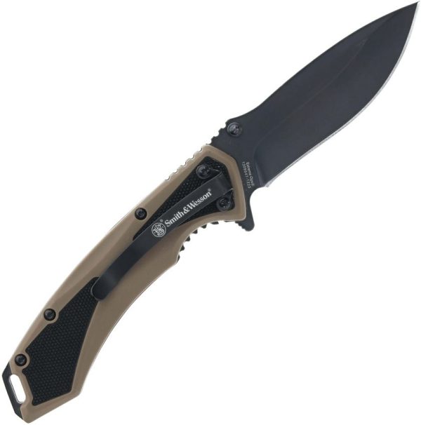 Smith & Wesson Extreme Ops Linerlock A/O - Black/Brown