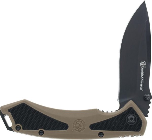 Smith & Wesson Extreme Ops Linerlock A/O - Black/Brown