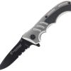 Smith & Wesson Extreme Ops Linerlock Gray Serrated