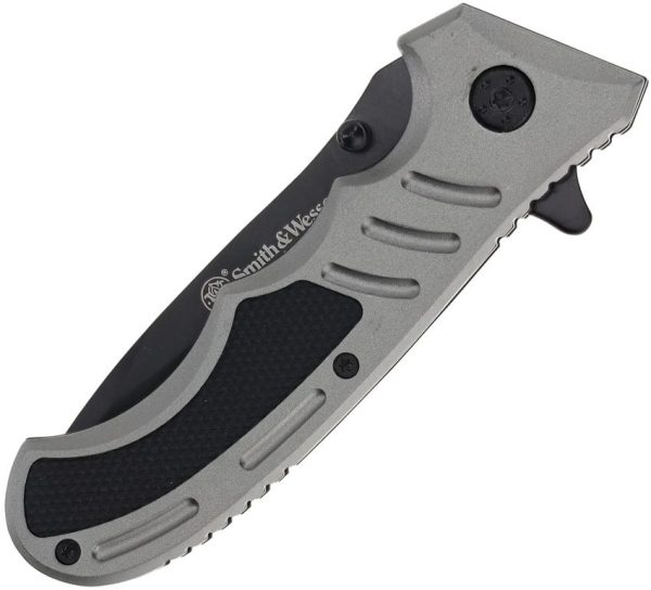 Smith & Wesson Extreme Ops Linerlock Gray Serrated